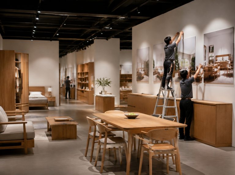 松山湖企业展厅与文化墙设计施工